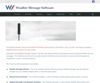 Wxmesg.com(Weather Message Software LLC) Screenshot