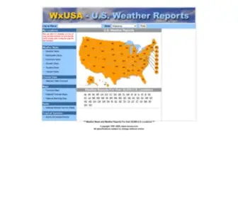 Wxusa.com(Weather Reports For Over 50) Screenshot