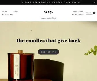 WXycandles.com(Luxury Candles from £12) Screenshot