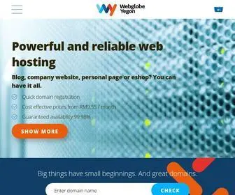 WY.com.my(Web landing page) Screenshot