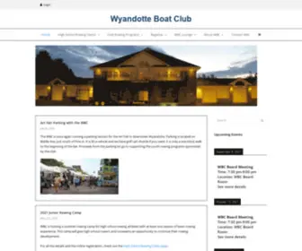 Wyandotteboatclub.com(Rowing since 1875) Screenshot