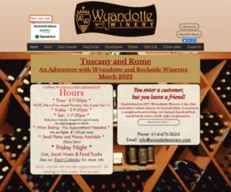 Wyandottewinery.com(Wine Tasting) Screenshot