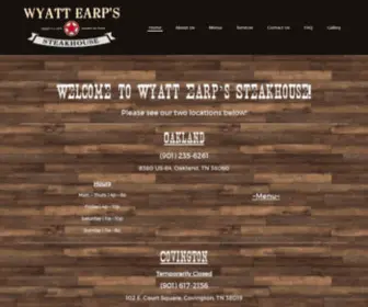 Wyattearpssteakhouse.com(Wyattearpssteakhouse) Screenshot