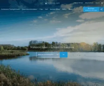 Wybostonlakes.co.uk(Wyboston Lakes) Screenshot