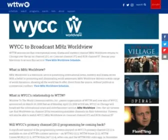 WYCC.org(Window to The World Communications presents WYCC NFX beginning March 1) Screenshot