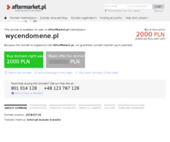 Wycendomene.pl(Domain Value) Screenshot