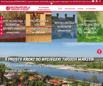 Wycieczki-Szkolne.net(RAZEMwPOLSKA.pl Biuro Turystyczne) Screenshot