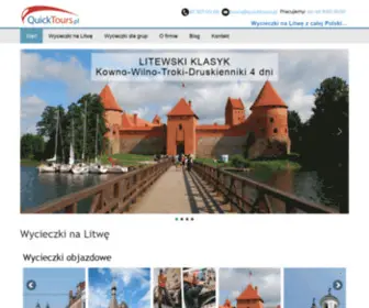 Wycieczkinalitwe.pl(Wycieczki na Litw) Screenshot