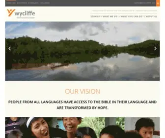 WYcliffe.ch(Bible translation into all languages) Screenshot