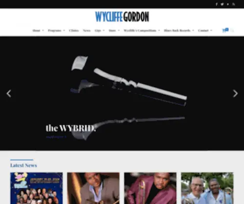WYcliffegordon.com(Wycliffe Gordon Wycliffe Gordon) Screenshot