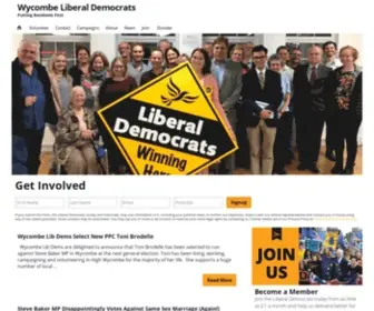 Wycombelibdems.org.uk(Wycombe Liberal Democrats) Screenshot