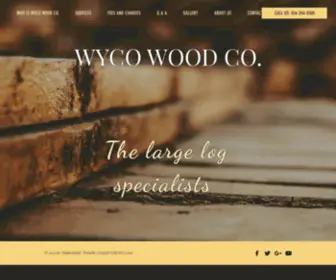 Wycowoodco.com(Sawmill) Screenshot