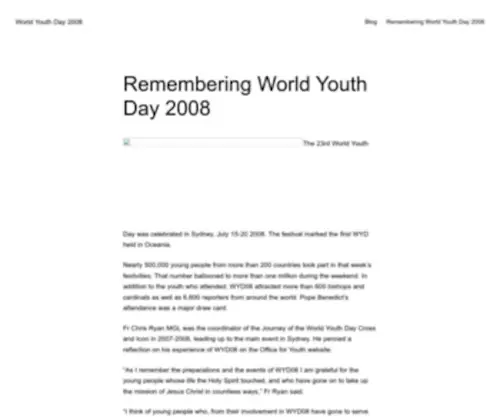 WYD2008.org(The Best Search Links on the Net) Screenshot