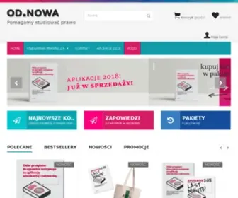 Wydawnictwo-Odnowa.pl(Oferta wydawnictwa prawniczego Od.Nowa. Księgarna online) Screenshot