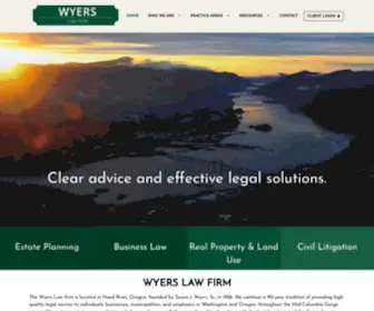 Wyerslawfirm.com(WYERS LAW FIRM) Screenshot