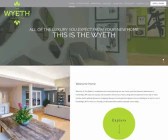 Wyethcambridge.com(The Wyeth Cambridge) Screenshot