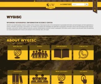 Wygisc.org(University of Wyoming) Screenshot