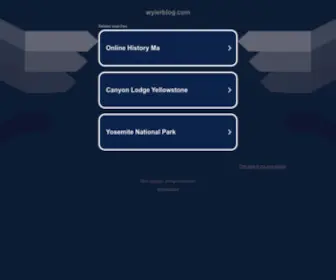 Wyierblog.com(Wyierblog) Screenshot