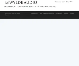 WYldeaudio.com(Wylde Audio Guitars) Screenshot