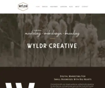 WYLDRcreative.com(WYLDR Creative) Screenshot