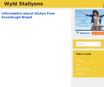 WYLDstallyons.com Screenshot