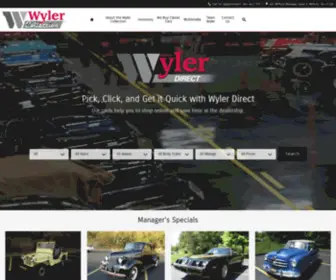 Wylercollection.com(Wyler Collection) Screenshot