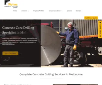 Wyliescc.com.au(Concrete Cutting) Screenshot