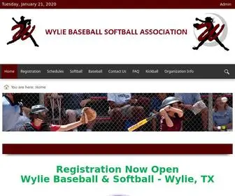 Wyliesports.org(Wylie Sports Organization) Screenshot