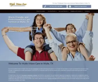 Wylievisioncaretx.com(Eye Exams in Wylie) Screenshot