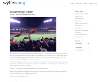 Wyliewong.com(Wylie Wong) Screenshot