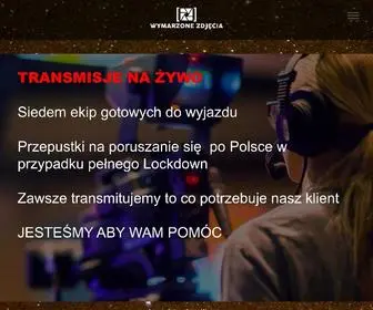 Wymarzonezdjecia.pl(Fotograf Warszawa Agencja Fotograficzna w Warszawie Transmisje na) Screenshot