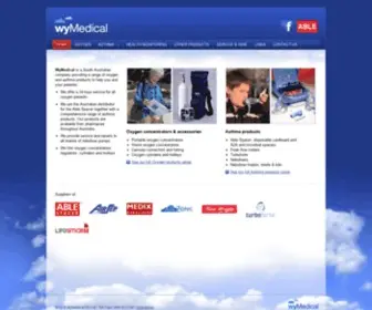 Wymedical.com.au(Oxygen concentrator) Screenshot