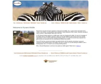 Wynandwildlife.co.za(Wynand wildlife for sale golden kings wildebeest black impala sables buffalo) Screenshot