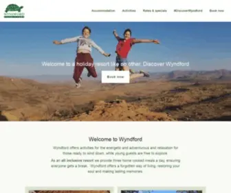 WYNdford.co.za(Family holiday resort) Screenshot