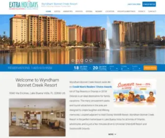 WYNdhambonnetcreek.com(Orlando Hotel) Screenshot