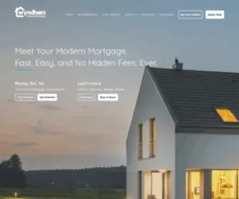WYNdhamcapital.com(Modern, Fast, &amp; Easy Mortgage Company) Screenshot