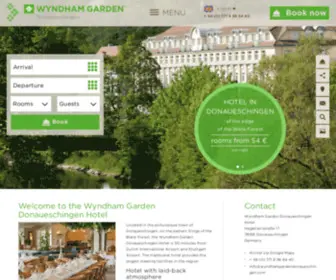 WYNdhamGardendonaueschingen.com(Hotel Donaueschingen) Screenshot