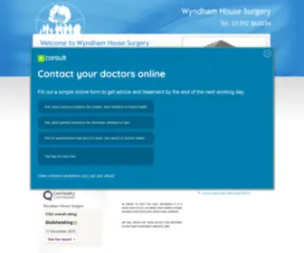 WYNdhamhousesurgery.co.uk(Wyndham House Surgery) Screenshot