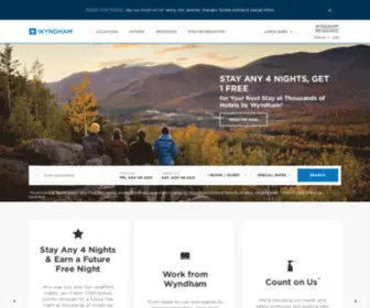 WYNdhamorlandohotels.com(Wyndham Hotels and Resorts) Screenshot