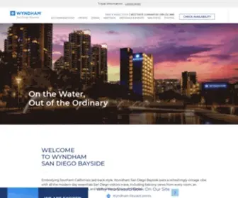 WYNdhamsandiegobay.com(San Diego Bayside Hotels) Screenshot