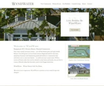 WYNdwaternc.com(WyndWater) Screenshot