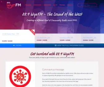 WYNFM.org.au(88.9 WYN) Screenshot