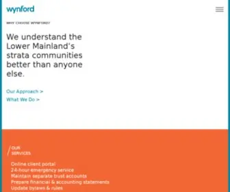 WYnford.com(Wynford Strata Management) Screenshot