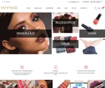 Wynie.com(Tienda Online Maquillaje Low Cost) Screenshot