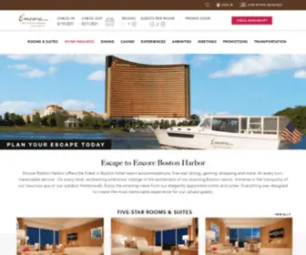 WYNnbostonharbor.com(Encore Boston Harbor) Screenshot