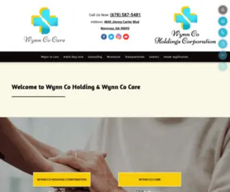 WYNncocare.com(Wynn Co Holding & Wynn Co Care) Screenshot