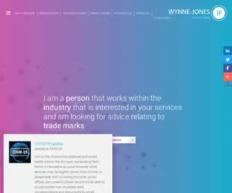 WYnne-Jones.com(Patent Attorney) Screenshot