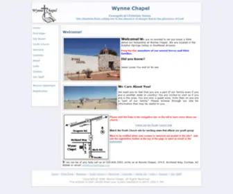 WYnnechapel.org(Wynne Chapel) Screenshot