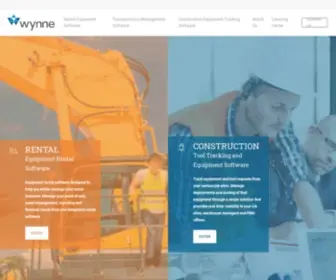WYnnesystems.com(Equipment Rental Software) Screenshot
