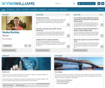 WYNnwilliams.co.nz(Wynn Williams) Screenshot